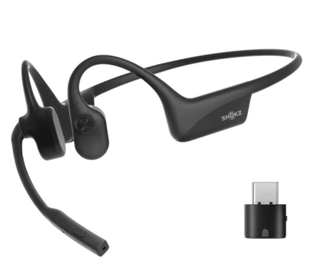 SHOKZ OpenComm2 UC ( USB-C) Black zestaw C110-AC-BK - 1240324 - zdjęcie
